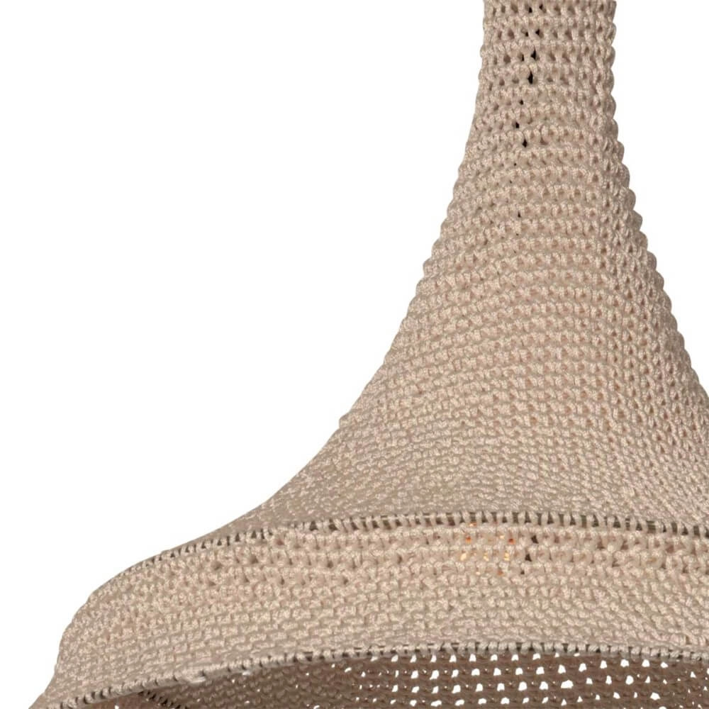 Ø 60cm pendant lamp Marrakesch of brown rope Steinhauer 8712746161496