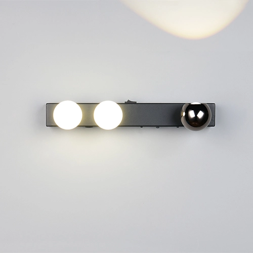 Wall lamp Arpino black 30cm Trio 4017807683622