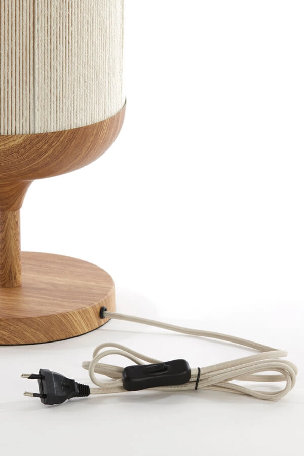 Table lamp Dania Light wood print Light & Living 8717807710095
