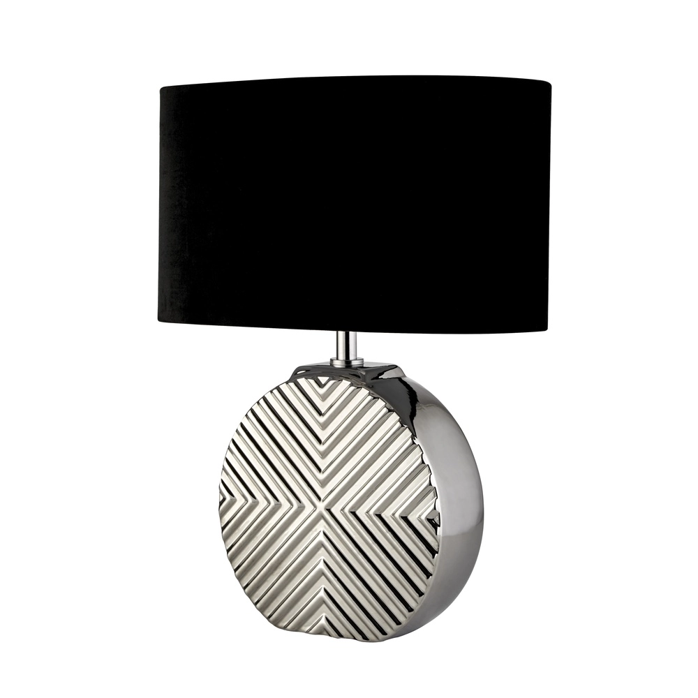 Table lamp Regen chrome with black