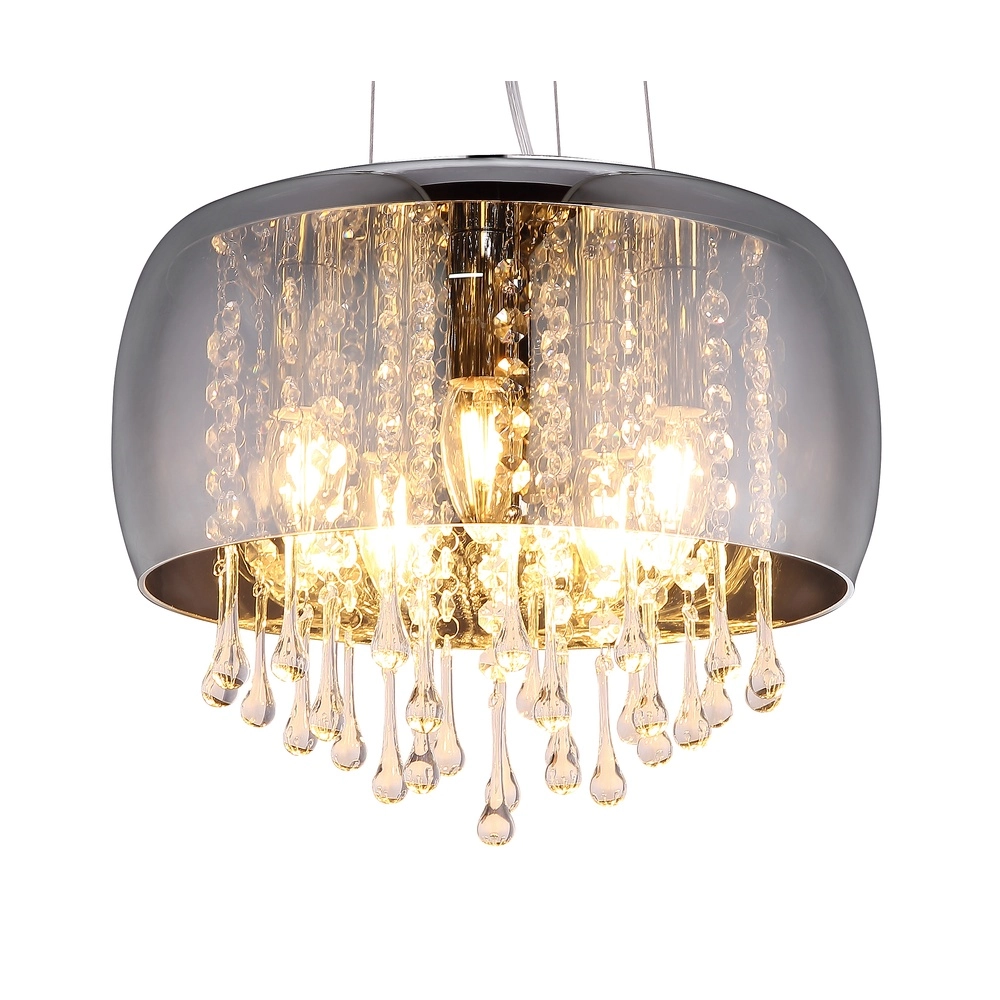 Pendant lamp Kalla Ø 35cm chrome Globo 9007371385706