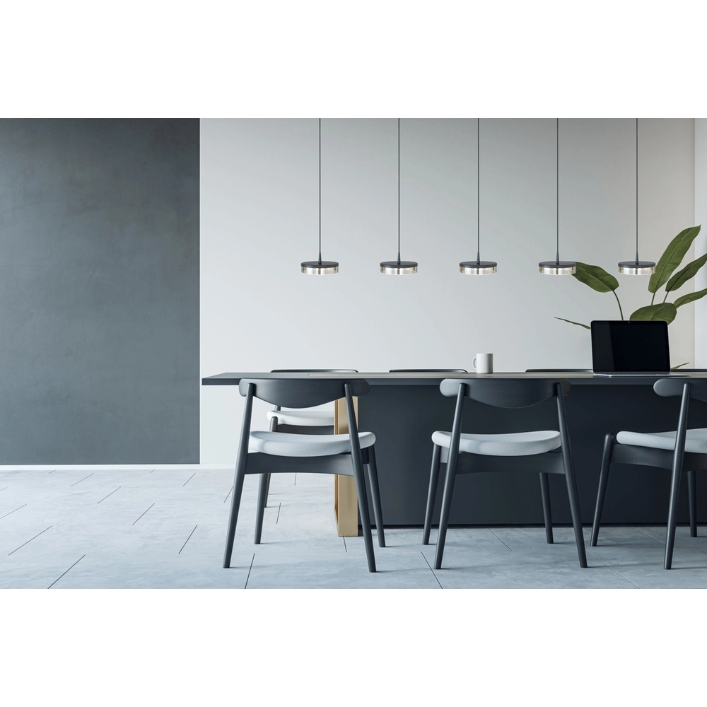 5-light pendant lamp Imperia 160cm black nickel Masterlight 8718121352510