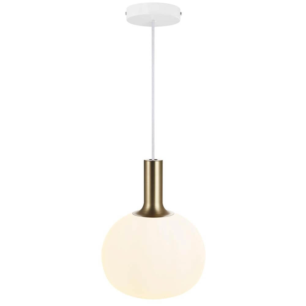 Glass pendant lamp Alton ball Ø 25cm white Nordlux 5701581413887