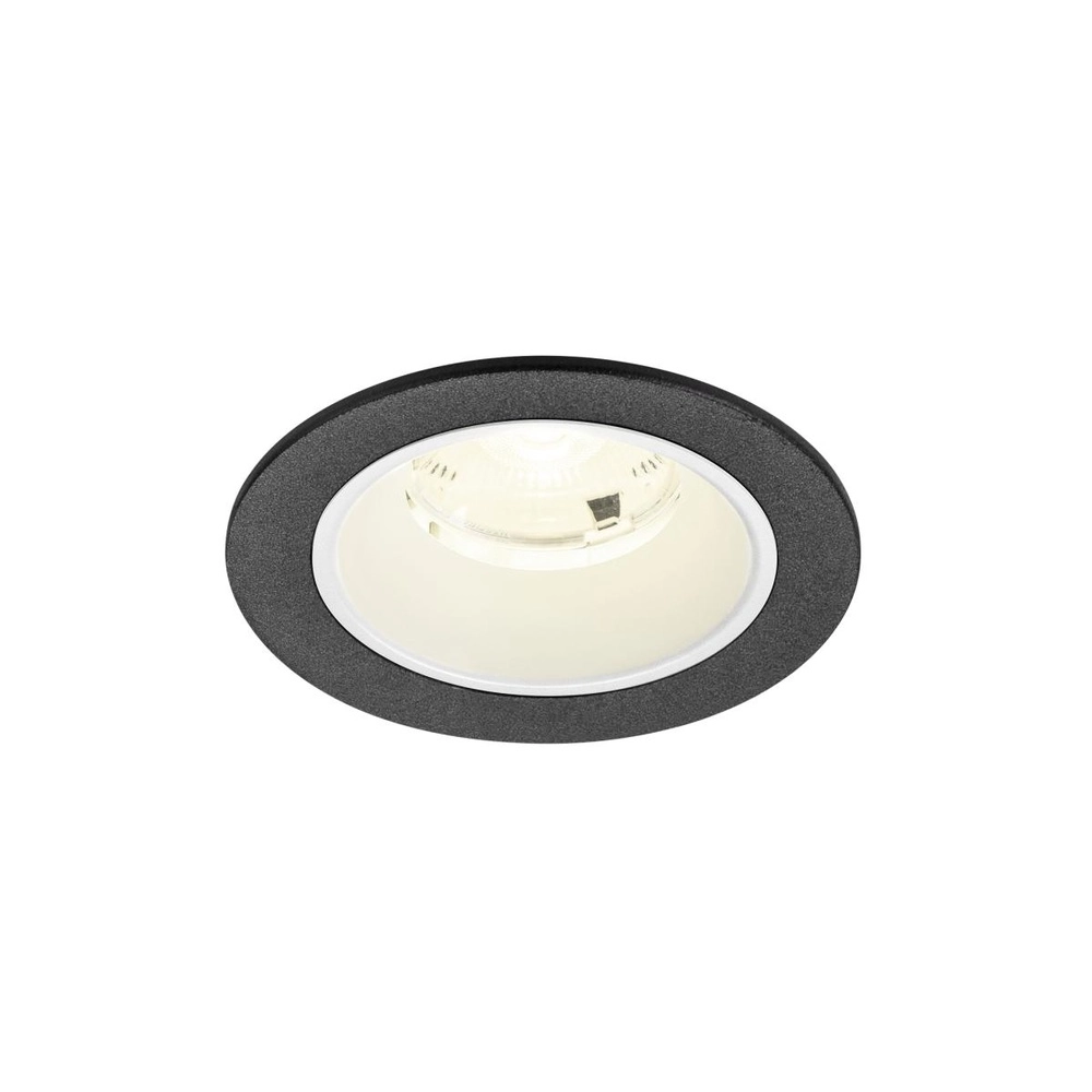 Recessed spotlight Numinos S black/white 4000K - 20deg