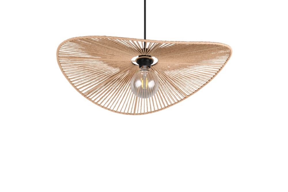 Japandi pendant lamp Laurine Ø 58cm Trio 4017807637625