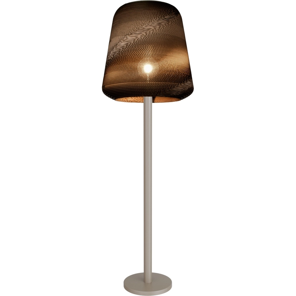 Sand Floor Lamp Carta Moody Ø 54cm Think Paper shade