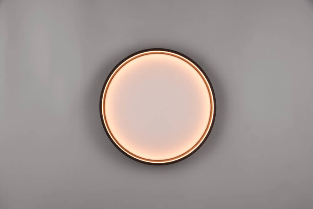 White with black ceiling lamp Doha Trio 4017807575002