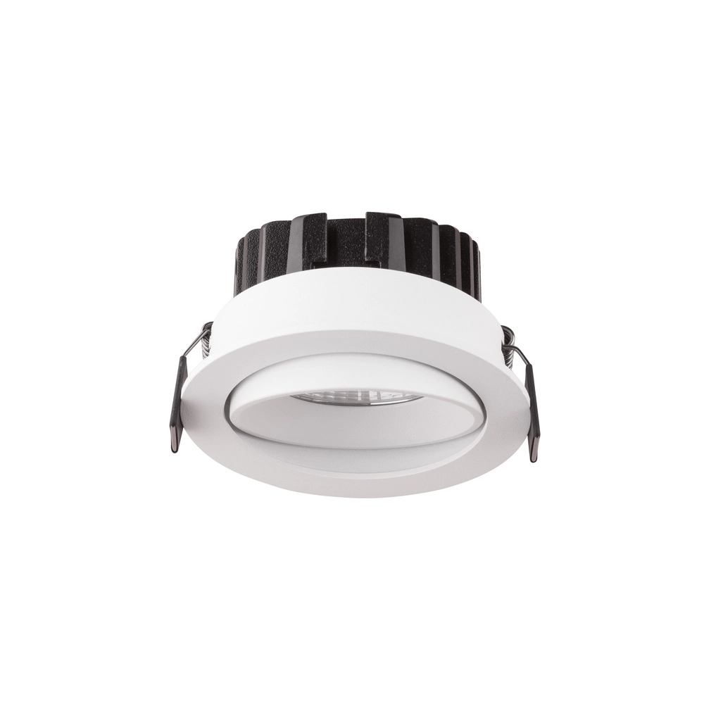 White recessed spotlight Blade Ø 9cm orientable Lyora 5212017418562