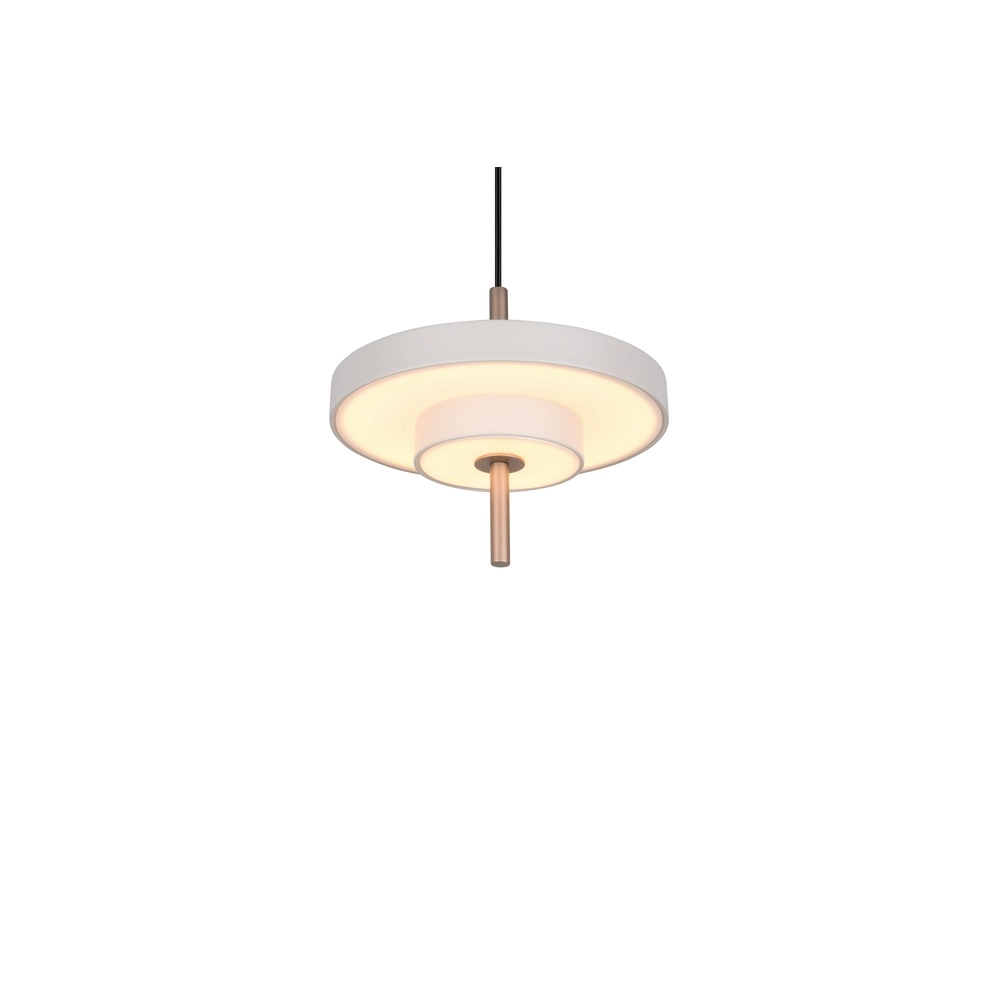 Design pendant lamp Keaton white Ø 20cm Trio 4017807653328
