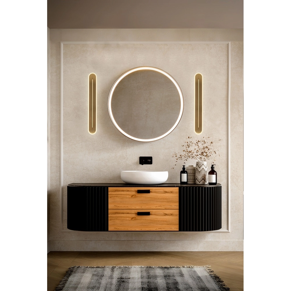 Gold wall lamp Couper 42cm Searchlight 5053423302423