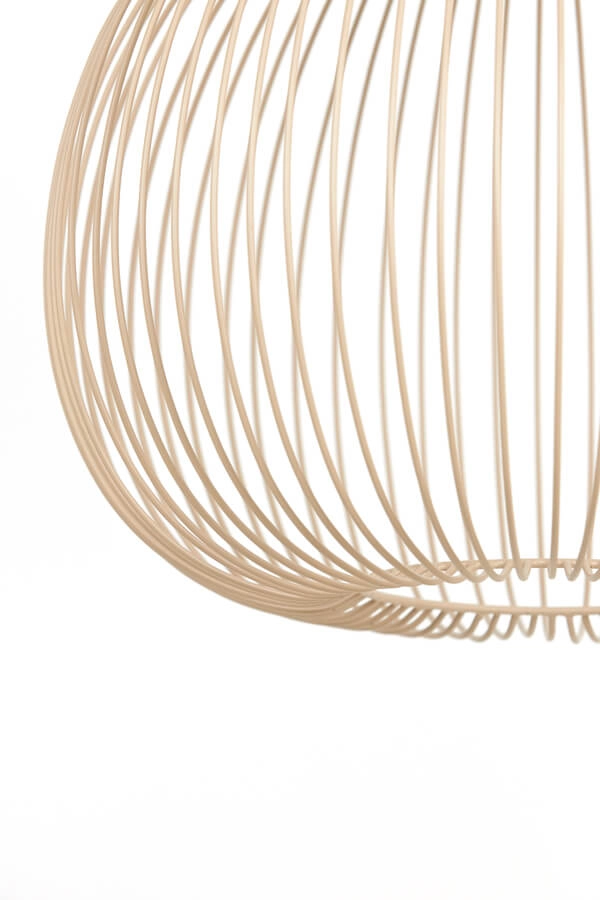 Cream pendant lamp Rilana Ø 56cm Light & Living 8717807649807