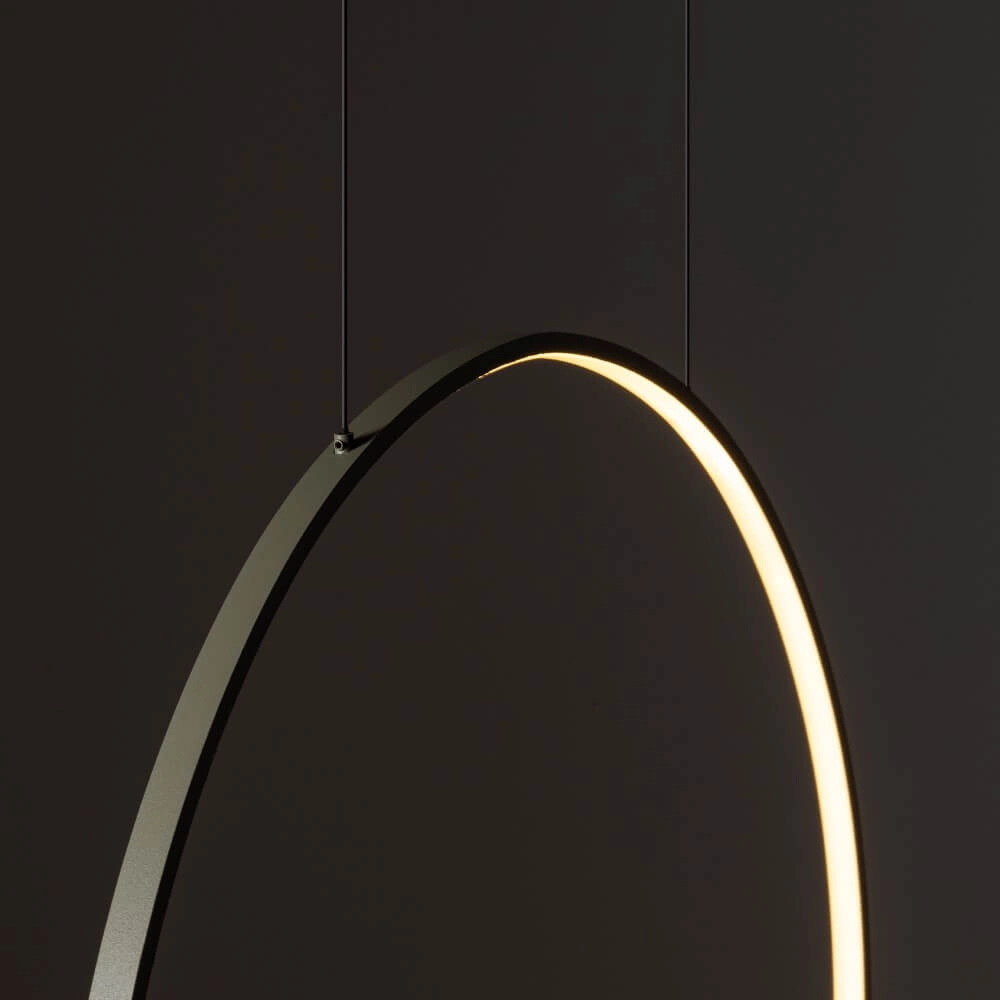 Design pendant lamp Circolo M LED vertical Lyora 5903139114011