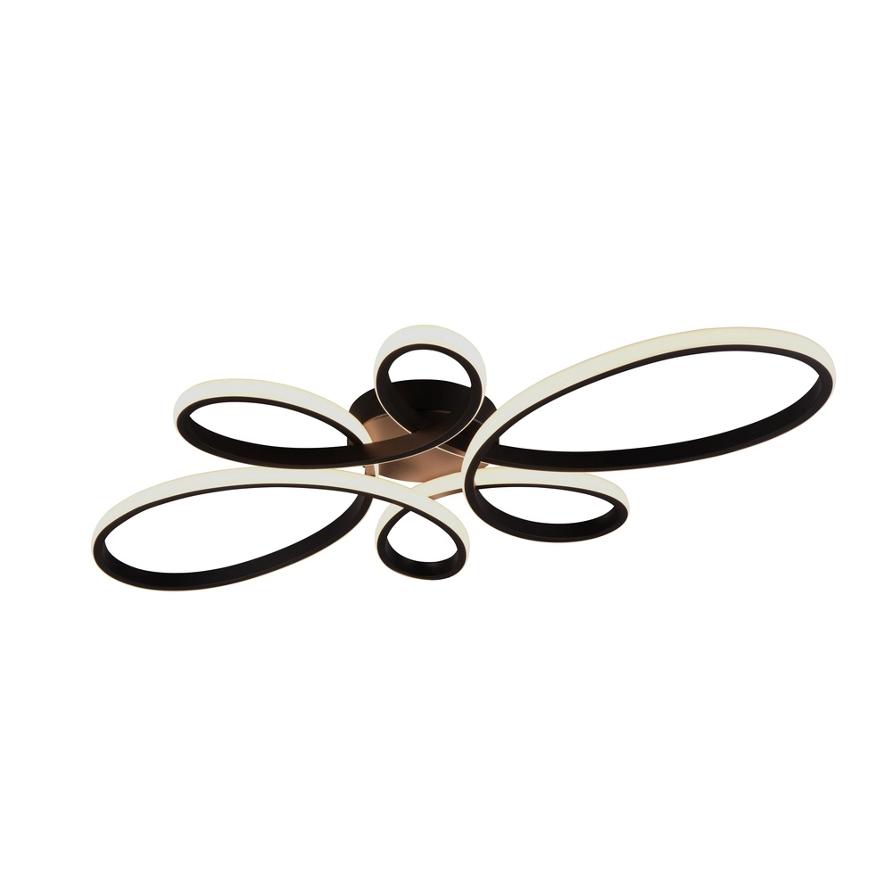 Design ceiling lamp Fly black Trio 4017807600865