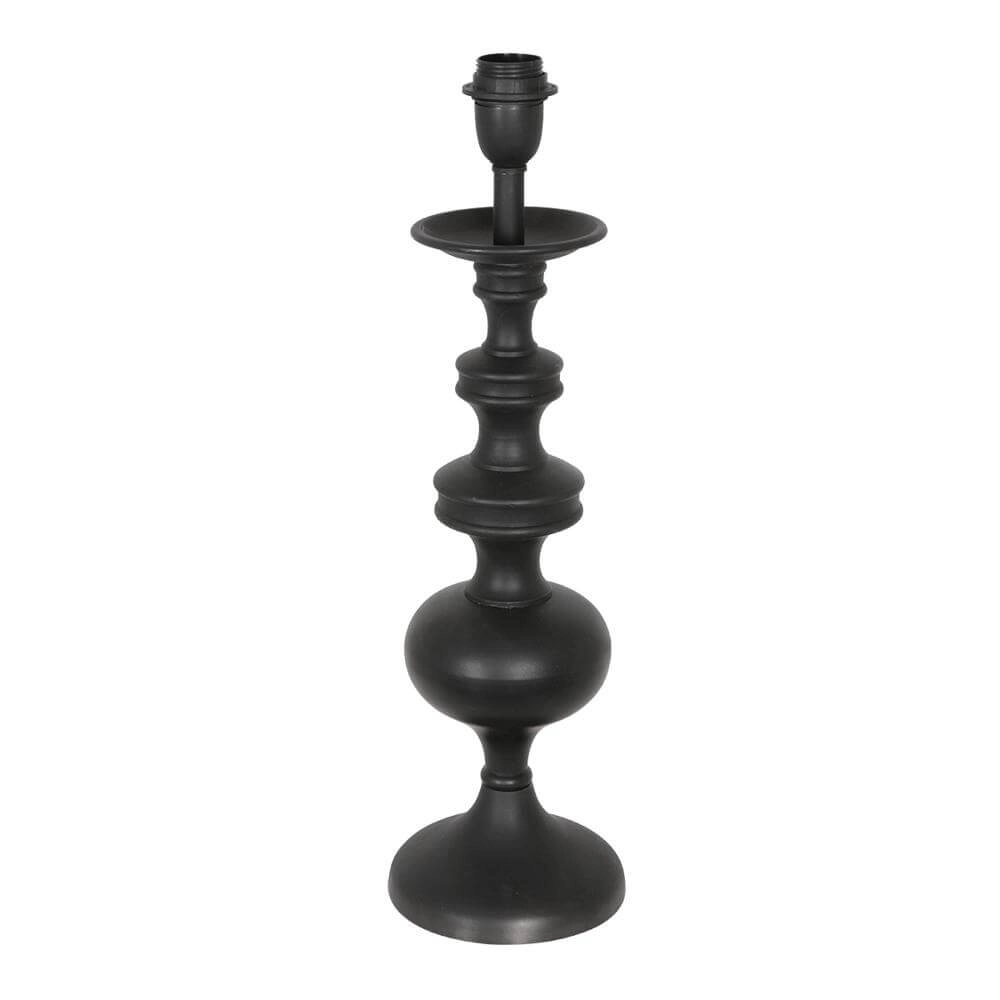 Table lamp Lyons black with bamboo shade Steinhauer 8712746172485