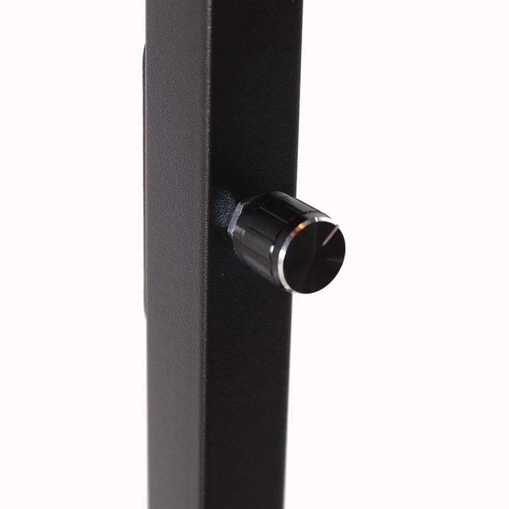Floor lamp Vidrio black with amber glass Steinhauer 8712746173741