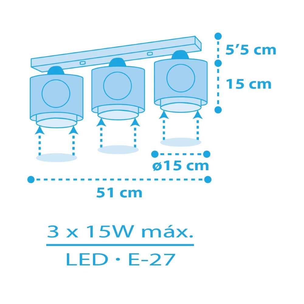Children's room ceiling lamp Pirate Island Dalber 8420406606538