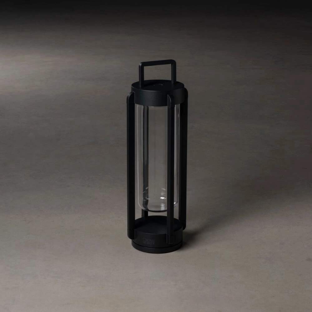 Black table lamp Otranto Rechargeable KonstSmide 7318307823752