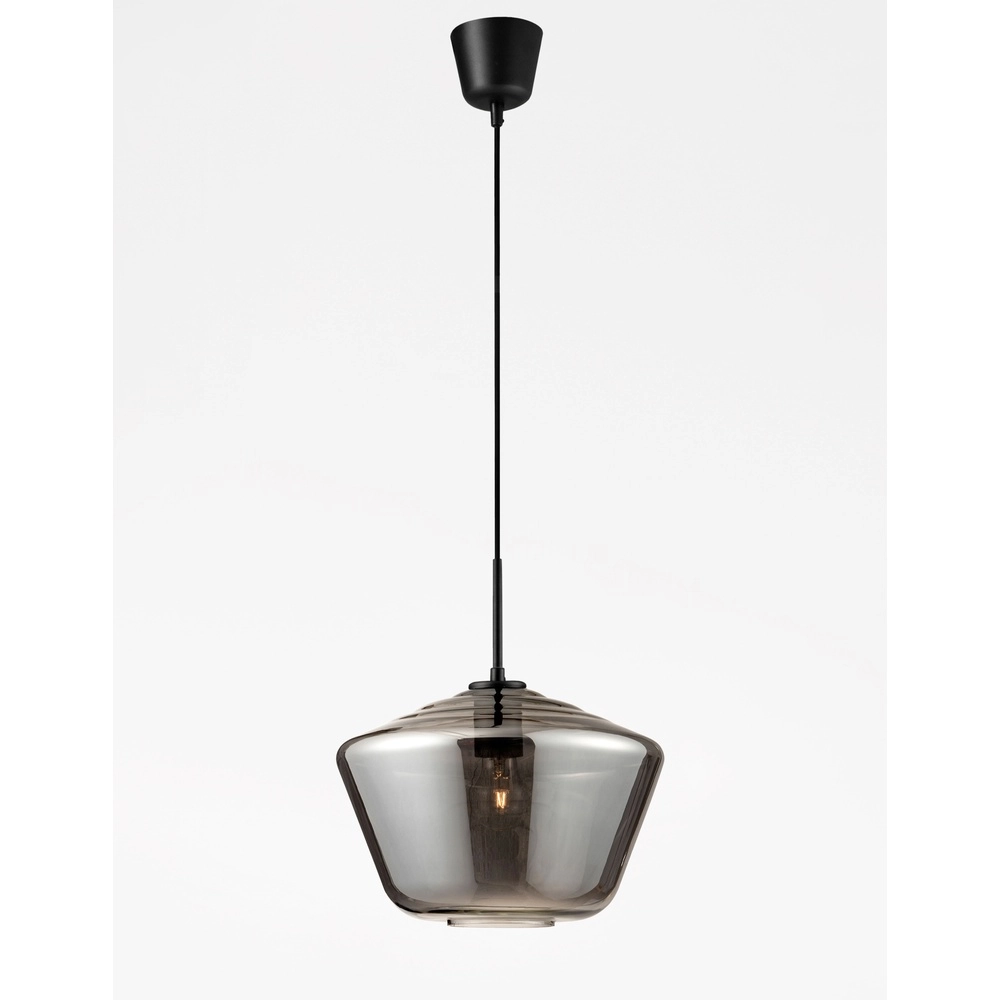 Pendant lamp Veiro chrome glass Ø 30 x 22cm