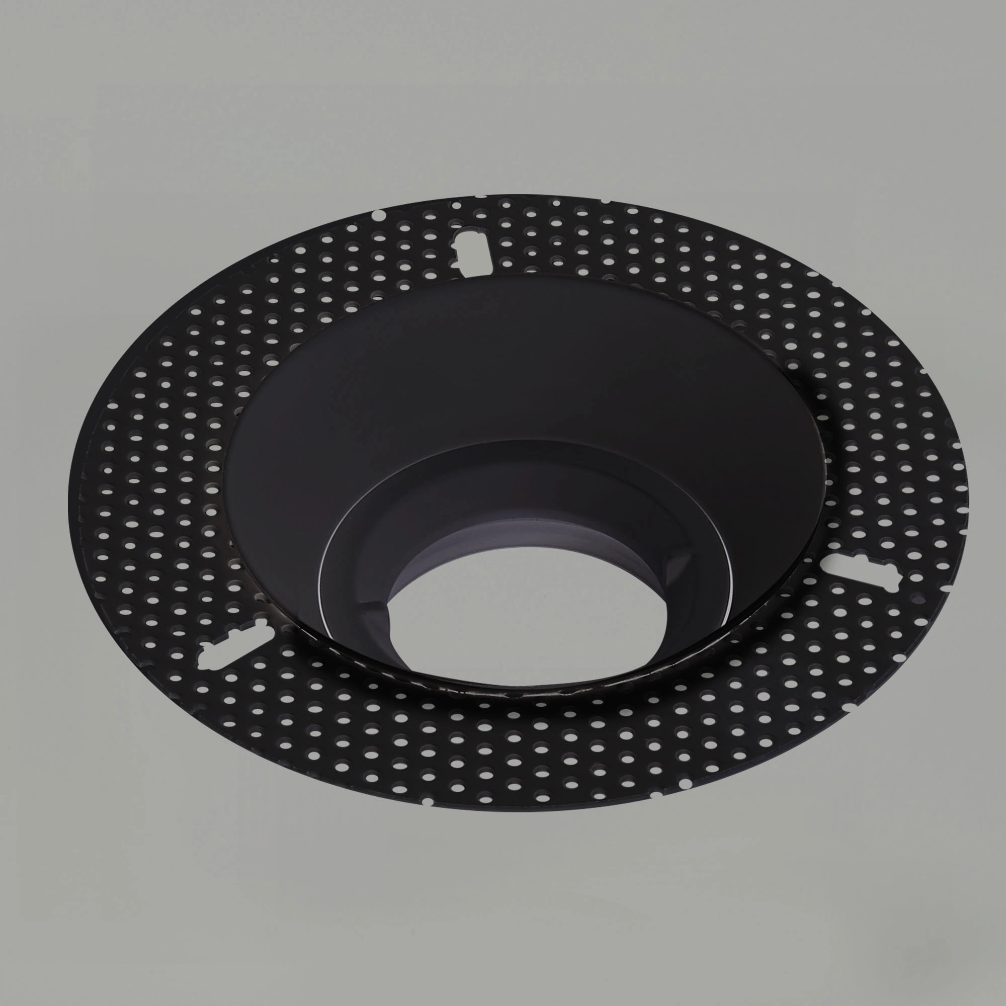 Recessed stucco spot Slim Trimless black IP65
