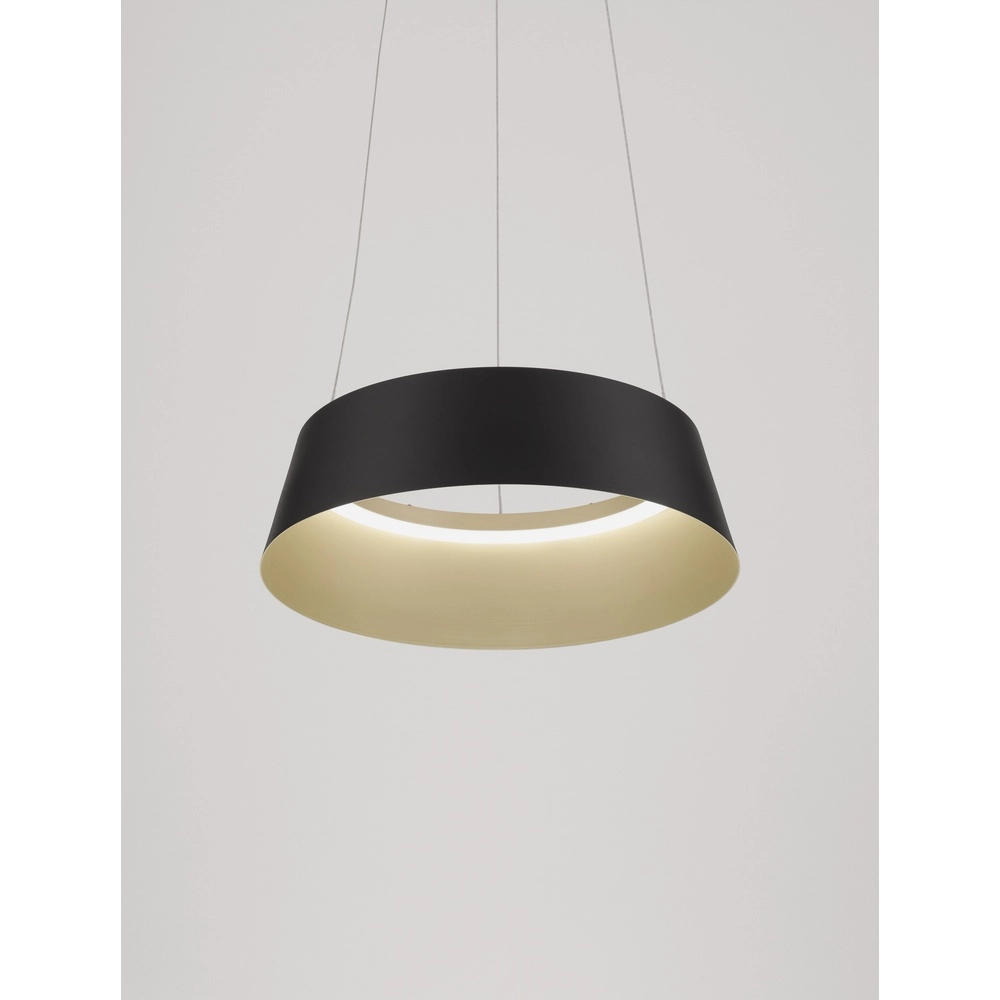 Pendant lamp Alba black Ø 42cm Lyora 5212017439017