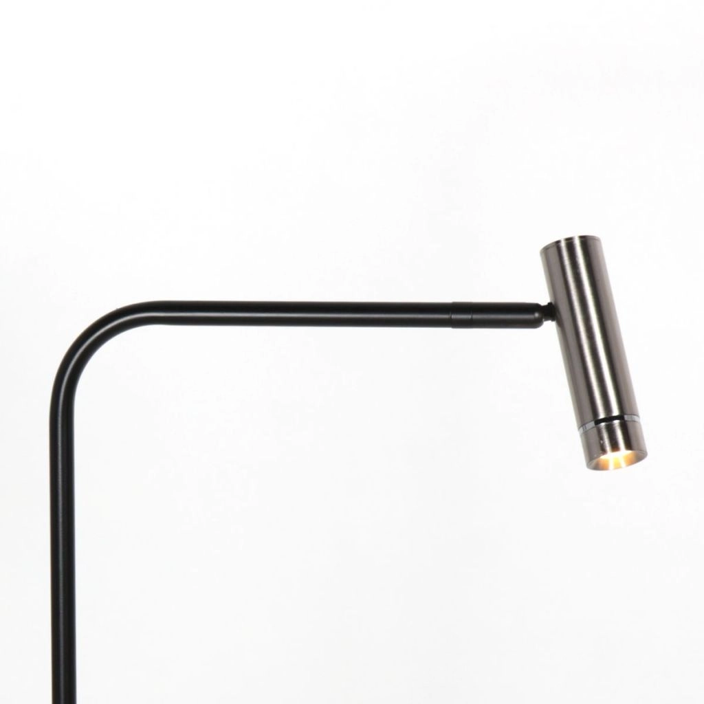 Floor lamp Lumo black with nickel Steinhauer 8712746184648