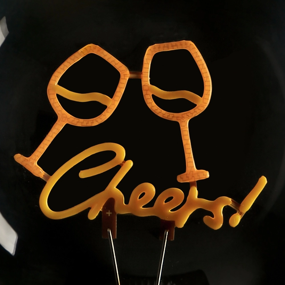 E27 light source Lumopop "Cheers" yellow Brilliant 4004353477652