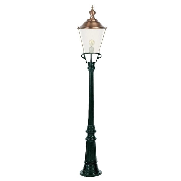 Nostalgic garden lamp Flores black