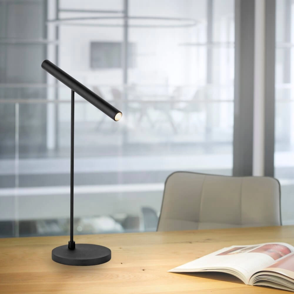 Modern table lamp Pure Tutua black Paul Neuhaus 4012248365526