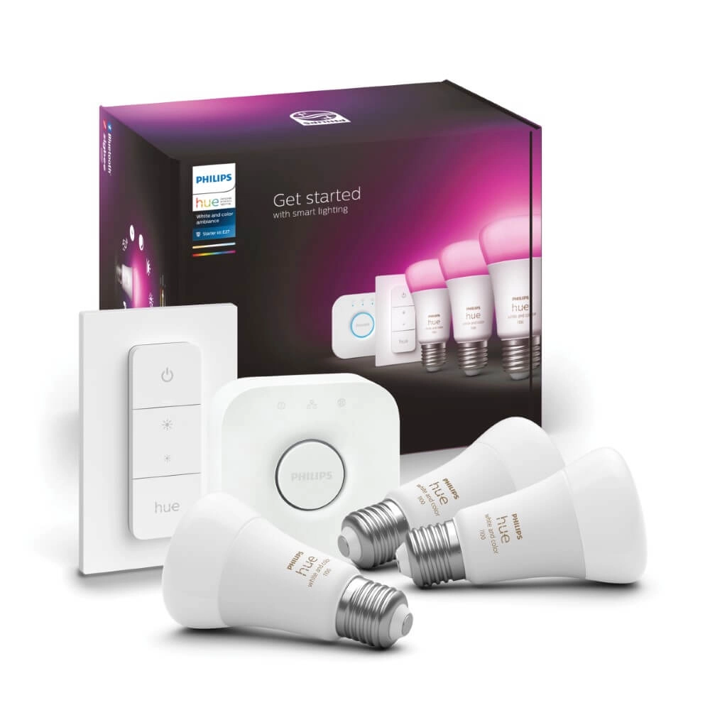 Hue Starterpack - E27 - 11W - White and Color Philips 8719514291355