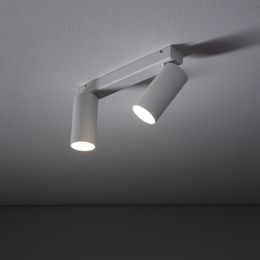 Surface-mounted spot 2x GU10 Fourty white Lyora 5903139114332