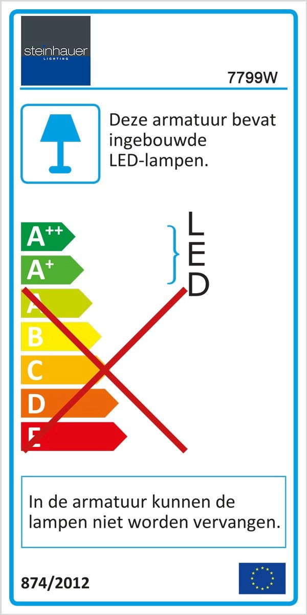 LED ceiling lamp Lido Ø 42cm Steinhauer 8712746106251