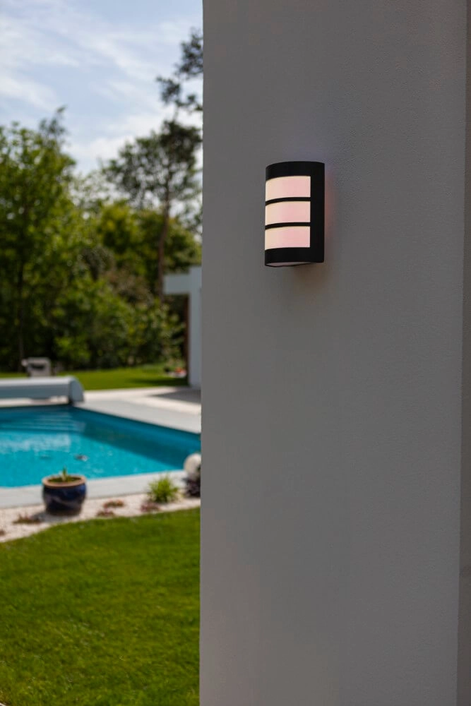 Anthracite wall lamp Nila design Lutec 6939412015385