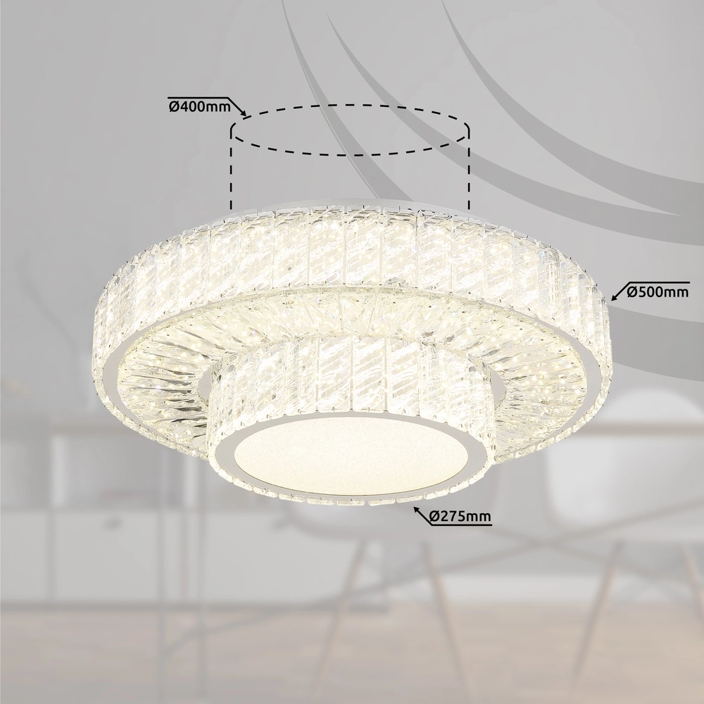 Ceiling lamp Mucky chrome Globo 9007371457984