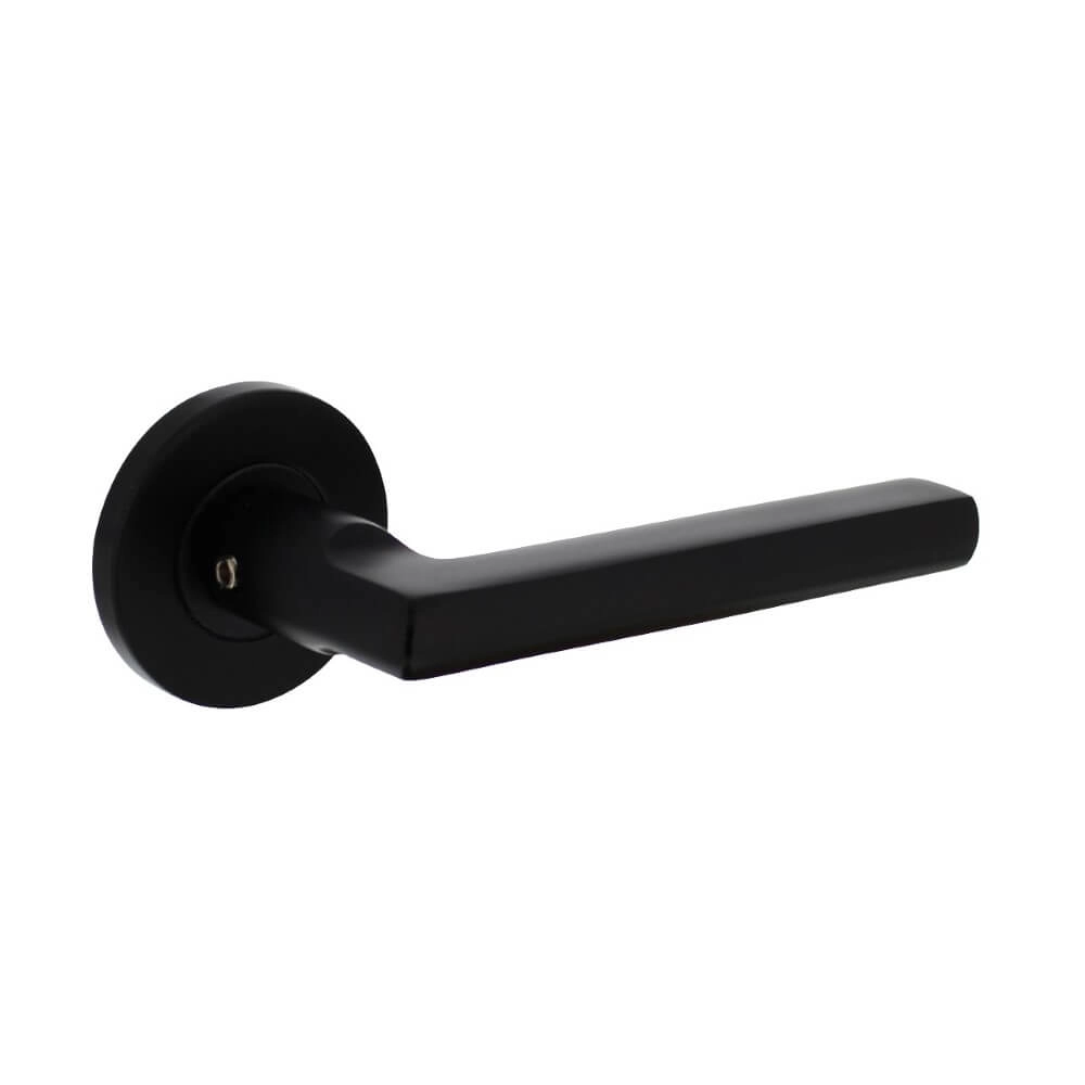 Tight door handle Hoek 90 Aluminum Black