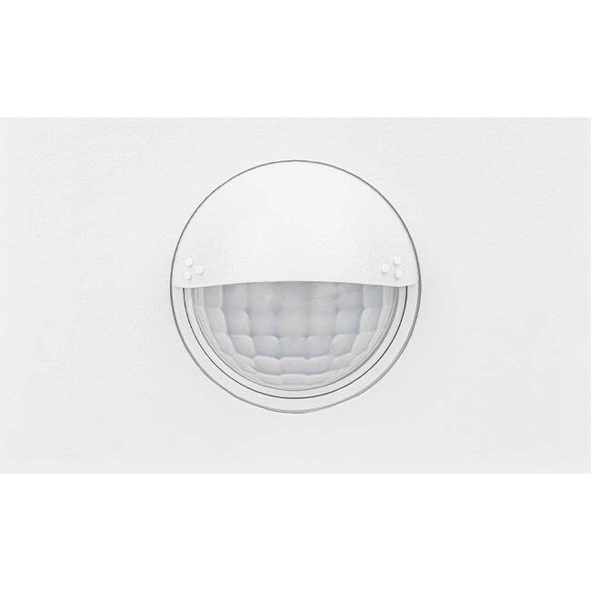 White outdoor lamp Diron with sensor Lyora 5904703018162