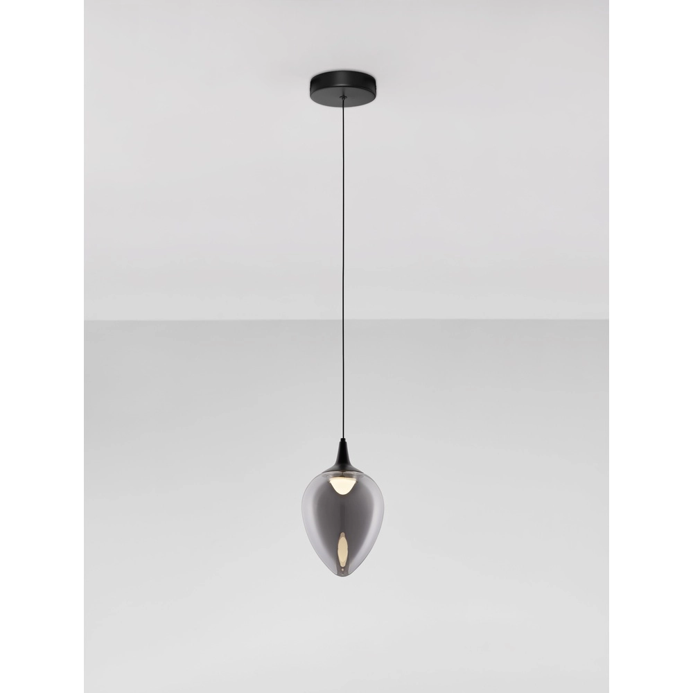 Pendant lamp Nali 1-light smoke glass Lyora 5212017477743