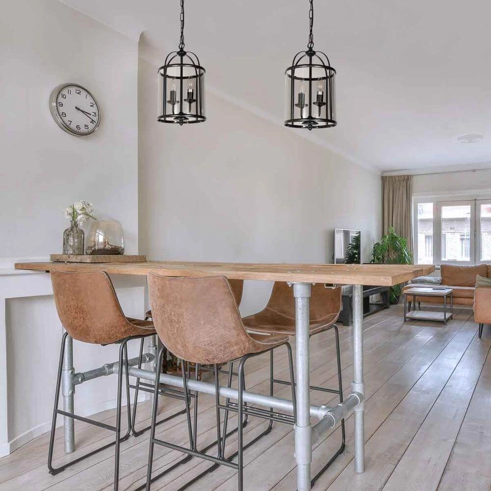Classic pendant lamp Pimpernel black 2-lights Steinhauer 8712746174199