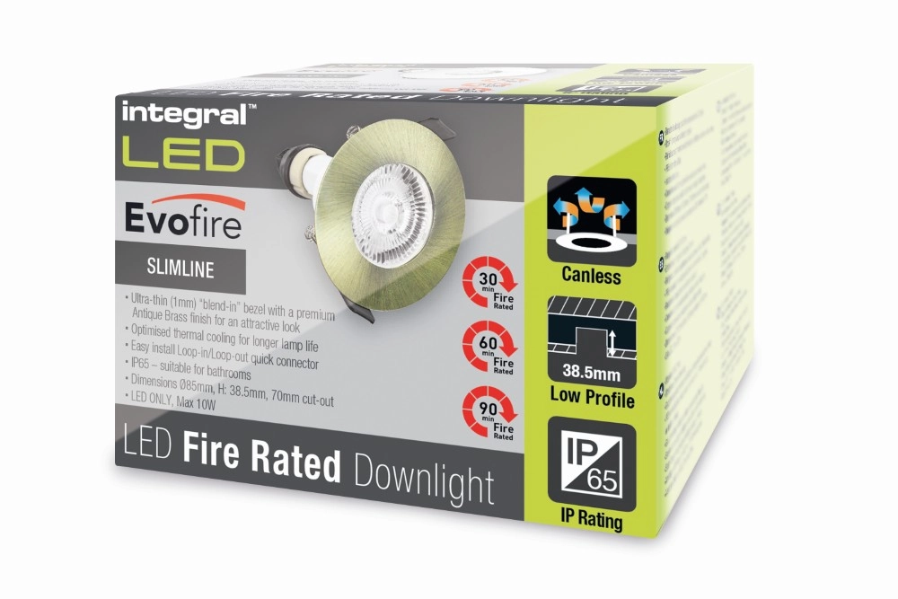 Recessed spotlight EvoFire gold Lyora 5055788268123