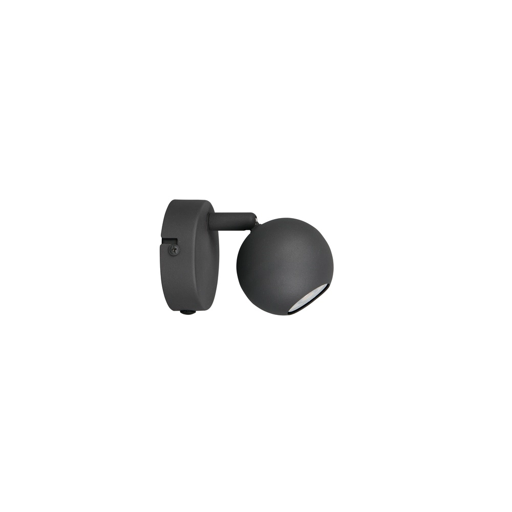 Surface-mounted spot Enaro only anthracite