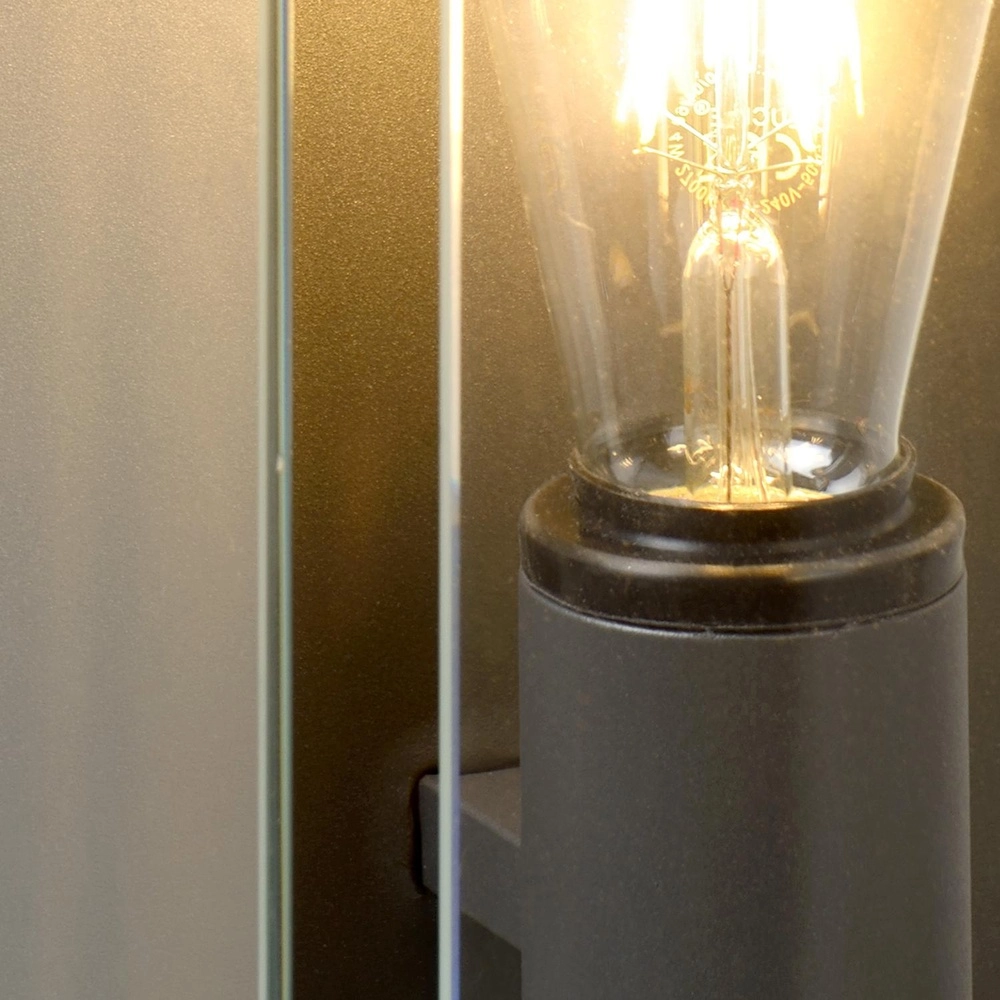 Sleek wall lamp Claire only anthracite Lucide 5411212271488