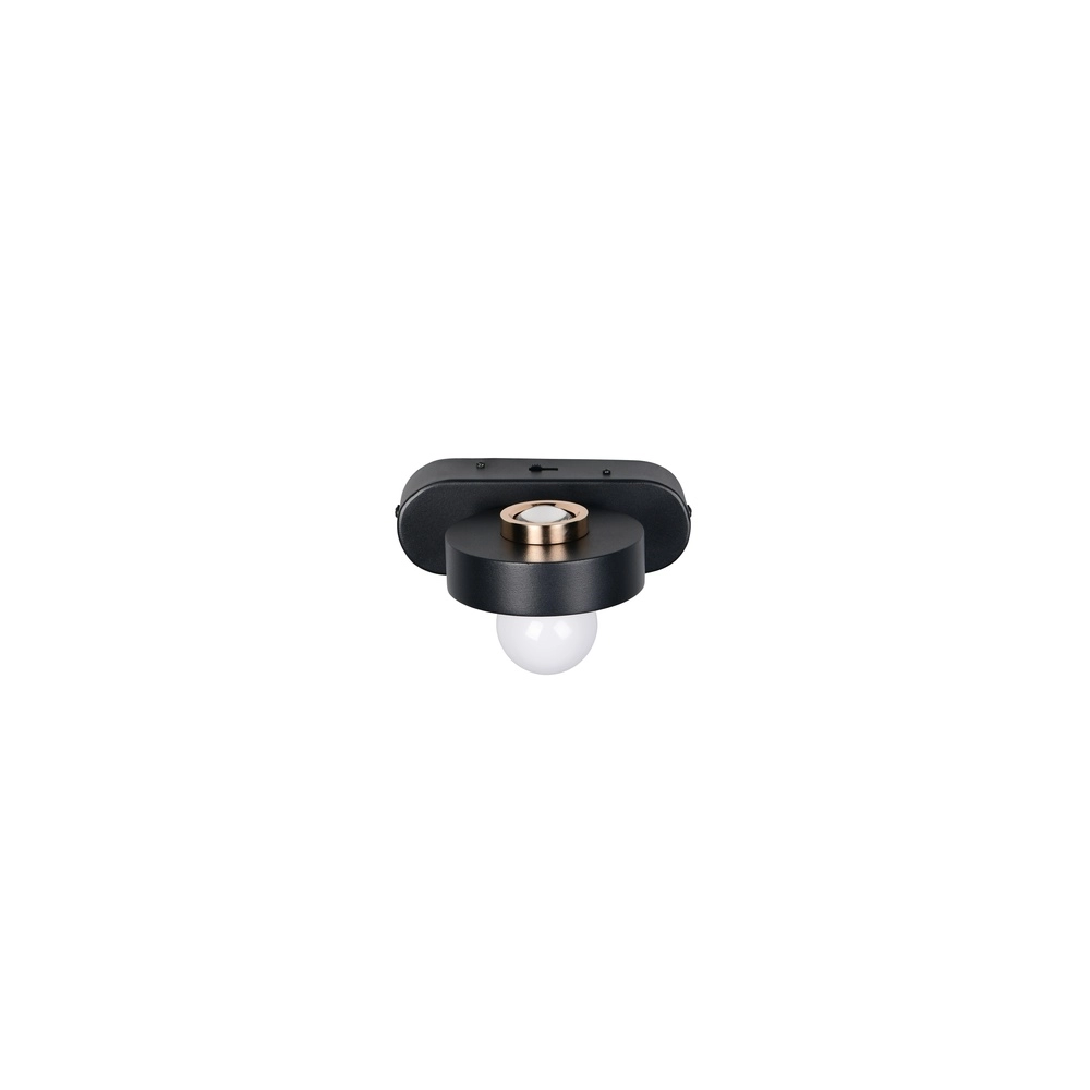 Wall lamp Arpino black 15cm Trio 4017807683639