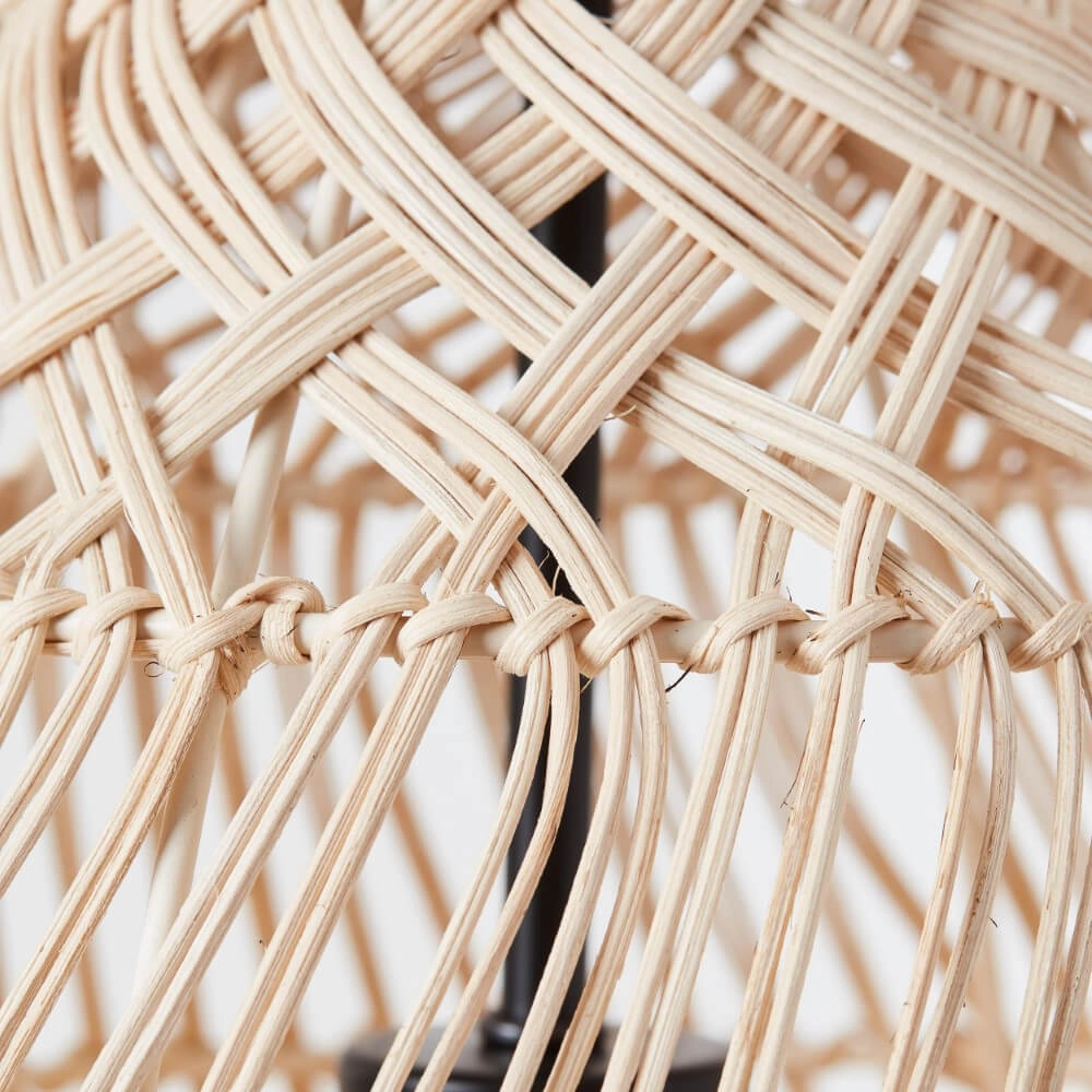 Rattan hanging lamp Minster Ø 35cm Brilliant 4004353396700