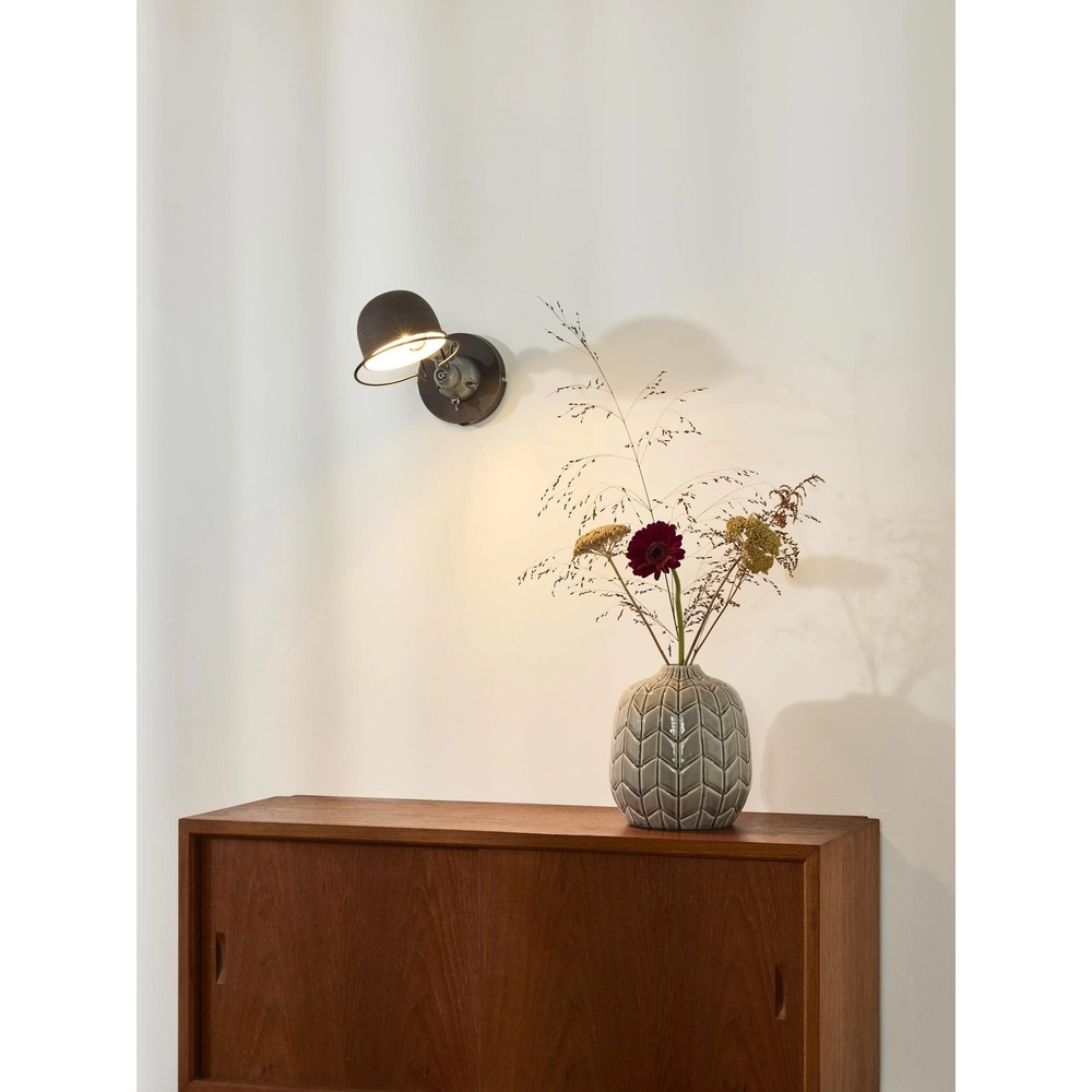 Classic wall lamp Honore Rusty brown Lucide 5411212450371