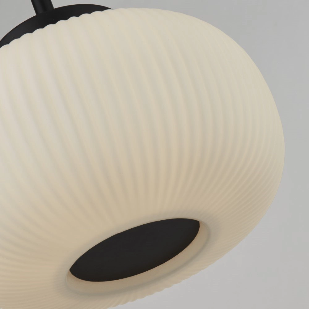 Glass pendant lamp Lumina Ø 24cm Searchlight 5053423164502