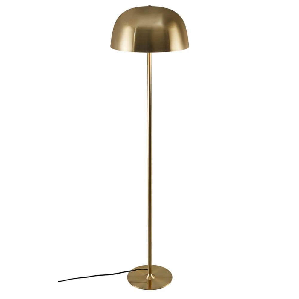 Sleek floor lamp Cera brass Ø 36cm Nordlux 5704924001338