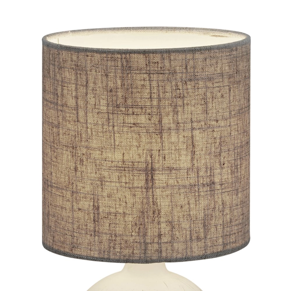 Table lamp shade Esna Love 16cm gray Trio 4017807377668