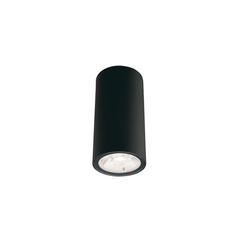 Ceiling spotlight outside Edesa black
