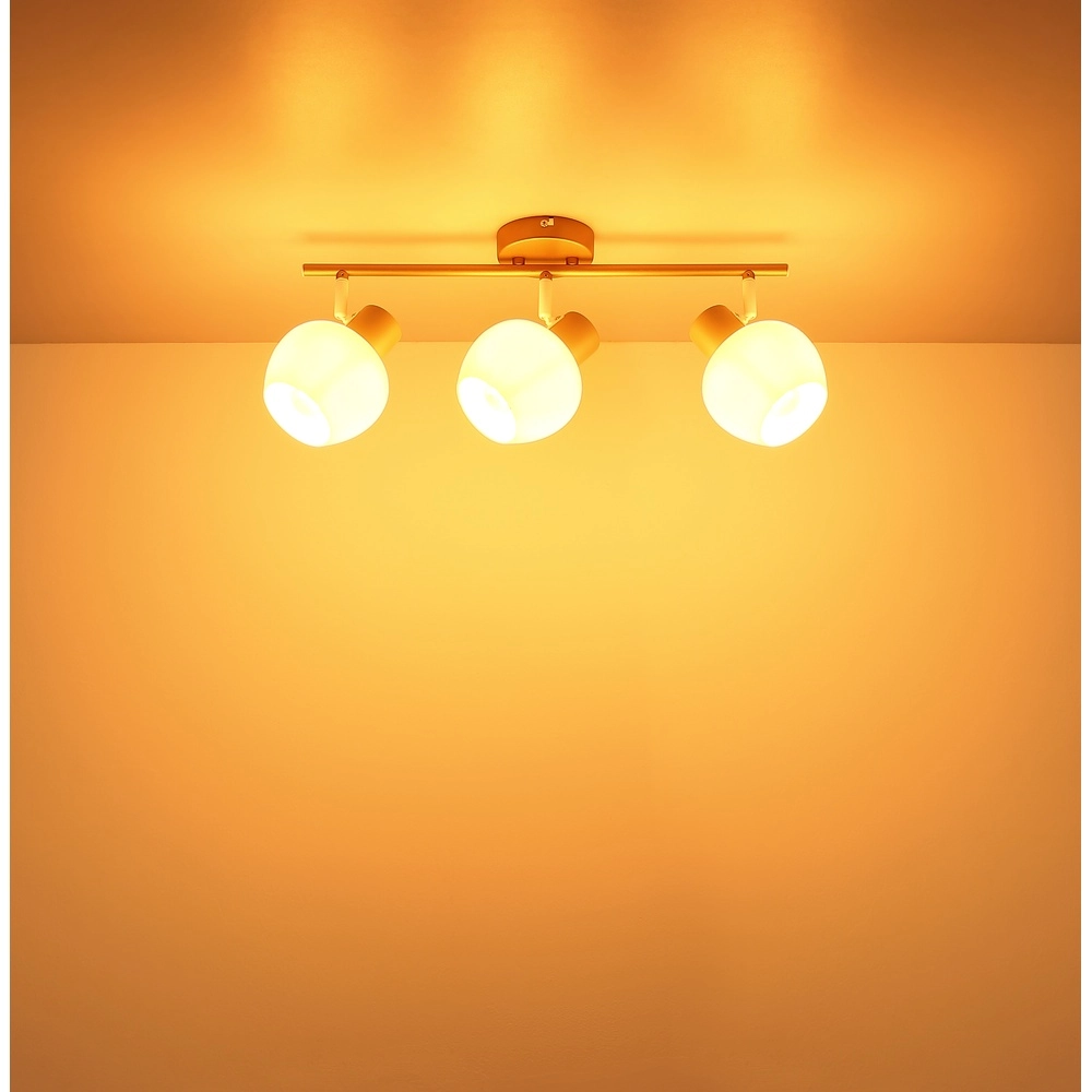 Ceiling lamp Eileen 3-light coffee brown Globo 9007371592562