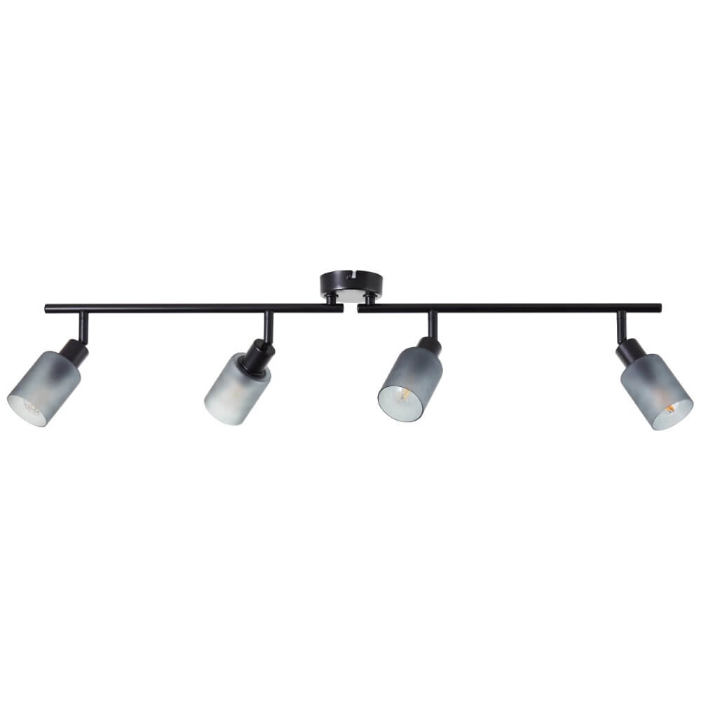 Black ceiling lamp Loralie 4-light Brilliant 4004353413254