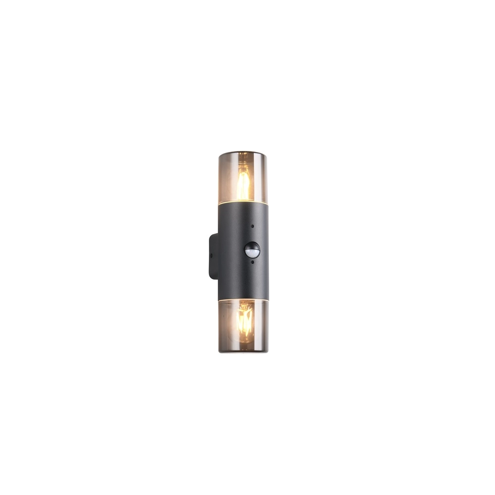 Wall lamp Hoosic Double with sensor